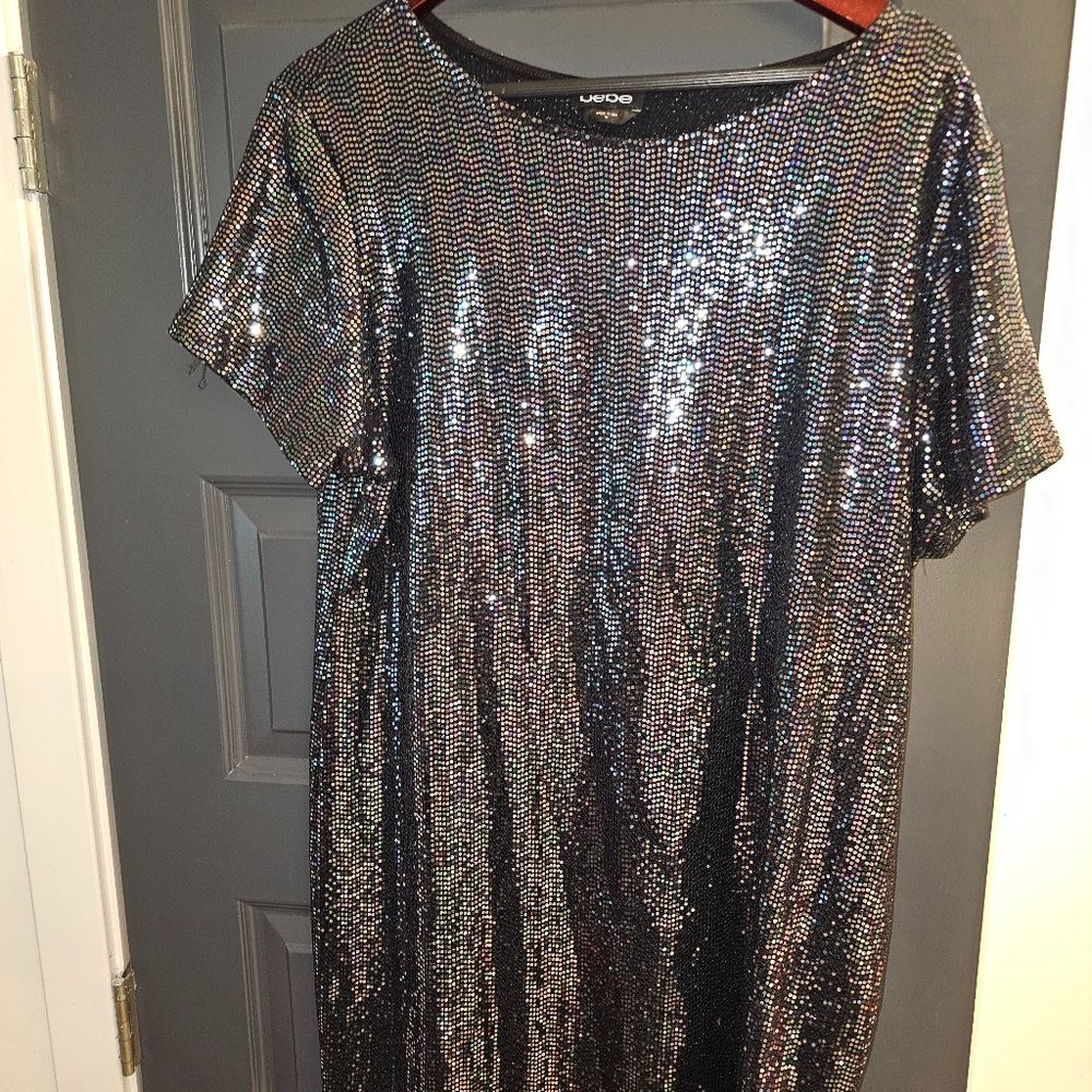 Bebe Sequins Dress